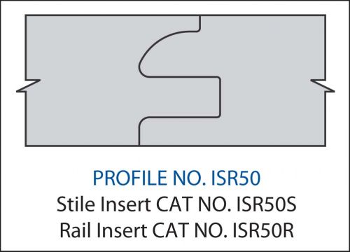 STILE INSERT- CARBIDEPROFILE ISR50