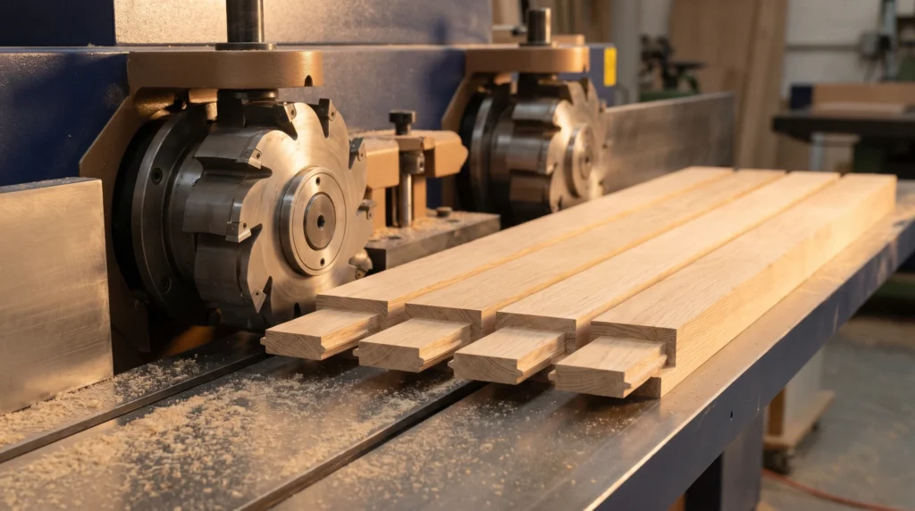 Getting Clean, Accurate Tenons on a Double End Tenoner