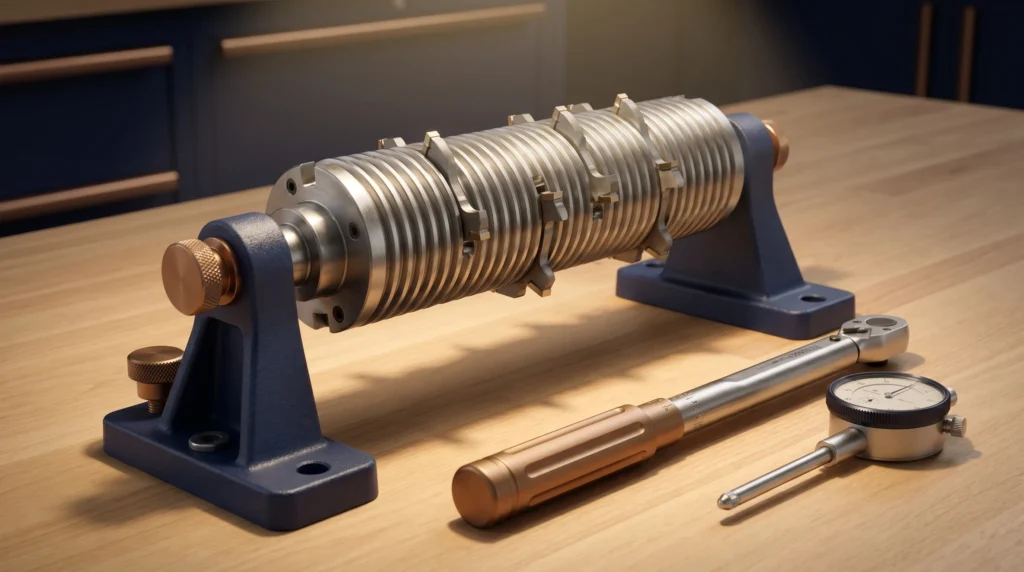 How to Set Knives in a Corrugated Back Cutterhead Safely