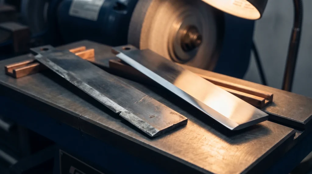When to Sharpen vs. Replace Your Planer and Jointer Knives