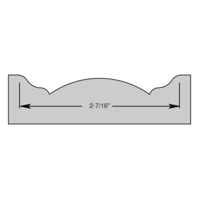 Rosette Knife Set (2-Piece) — Profile 186R, 2-7/16" Rosette Width