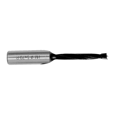 5mm x 57mm Carbide Tipped Boring Bit — 60° Point, Right-Hand