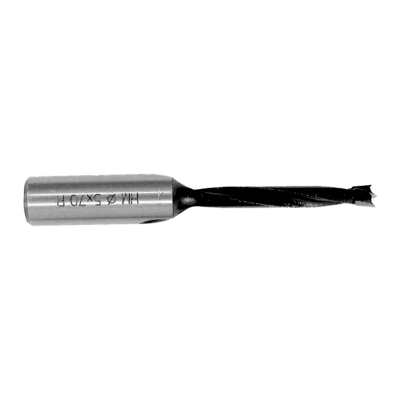 5mm x 70mm Carbide Tipped Boring Bit — 60° Point, Right-Hand