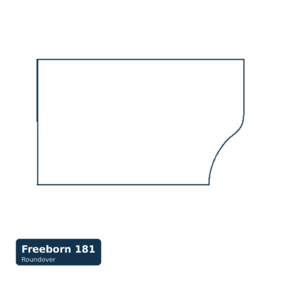Door Edge Detail Bottom Cutter — Profile 181 (NOT for 32mm Hinge System), Pro-Line (1-1/4" Bore)