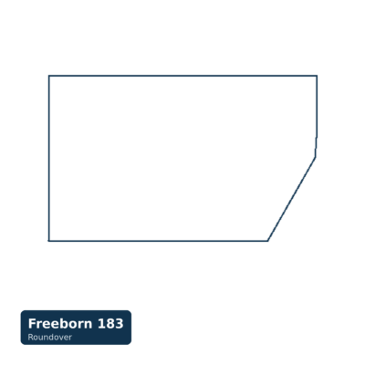Door Edge Detail Bottom Cutter — Profile 183 (NOT for 32mm Hinge System), Pro-Line (1-1/4" Bore)