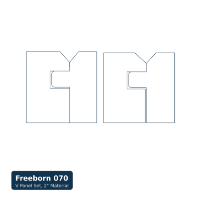 V-Paneling & T&G Set — Profile 070, Pro-Line (1-1/4" Bore)
