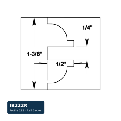 Schmidt Rail Backer — Profile 222