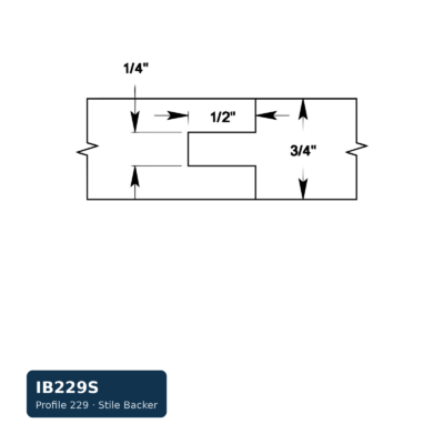 Schmidt Stile Backer — Profile 229