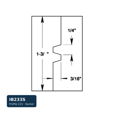 Schmidt Stile Backer — Profile 233