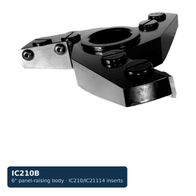 6 in. Dual-Profile Panel Raising Cutter Body for IC210 and IC21114 Inserts