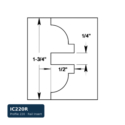 Schmidt Rail Insert — Profile 220