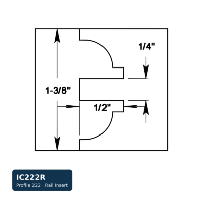 Schmidt Rail Insert — Profile 222