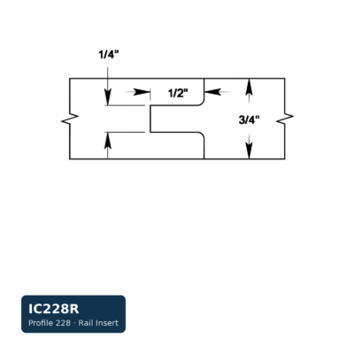 Schmidt Rail Insert — Profile 228