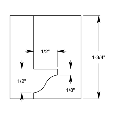 Schmidt Rail Insert — Profile 230IN