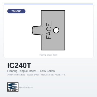 30mm Tongue Insert for ID55 Series Flooring Heads