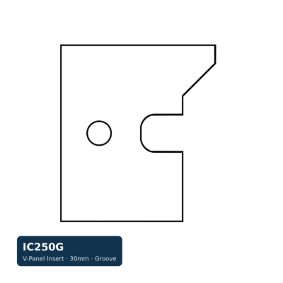 Schmidt Ship-Lap/Nickel-Gap/V-Panel Insert — 30mm (Groove)