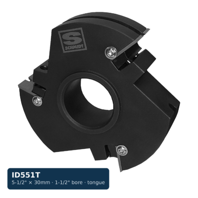 5-1/2'' x 30mm x 1-1/2'' Bore Insert Flooring Cutter — Tongue, 3-Wing