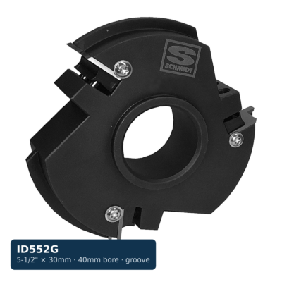 5-1/2'' x 30mm x 40mm Bore Insert Flooring Cutter — Groove, 3-Wing