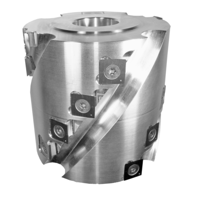 4 in. OD x 4 in. CEL x 1-1/4 in. Bore Indexable Profiling Head, 2-Wing, 4-Row