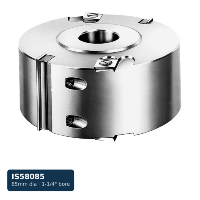 85mm Rebating Cutter, 50mm Width, 1-1/4 in. Bore