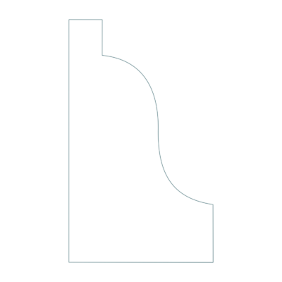 Schmidt Crown Moulding Profile Knife — DY194