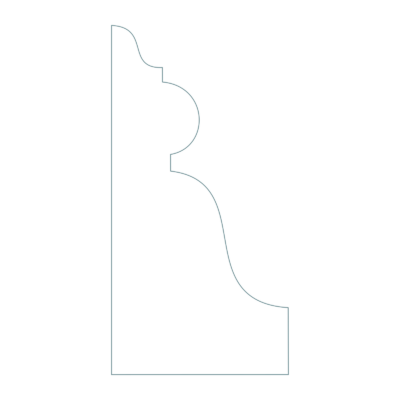 Schmidt Crown Moulding Profile Knife — DY204
